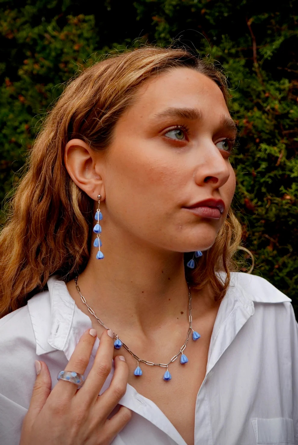 Pendientes Campanella Lavanda