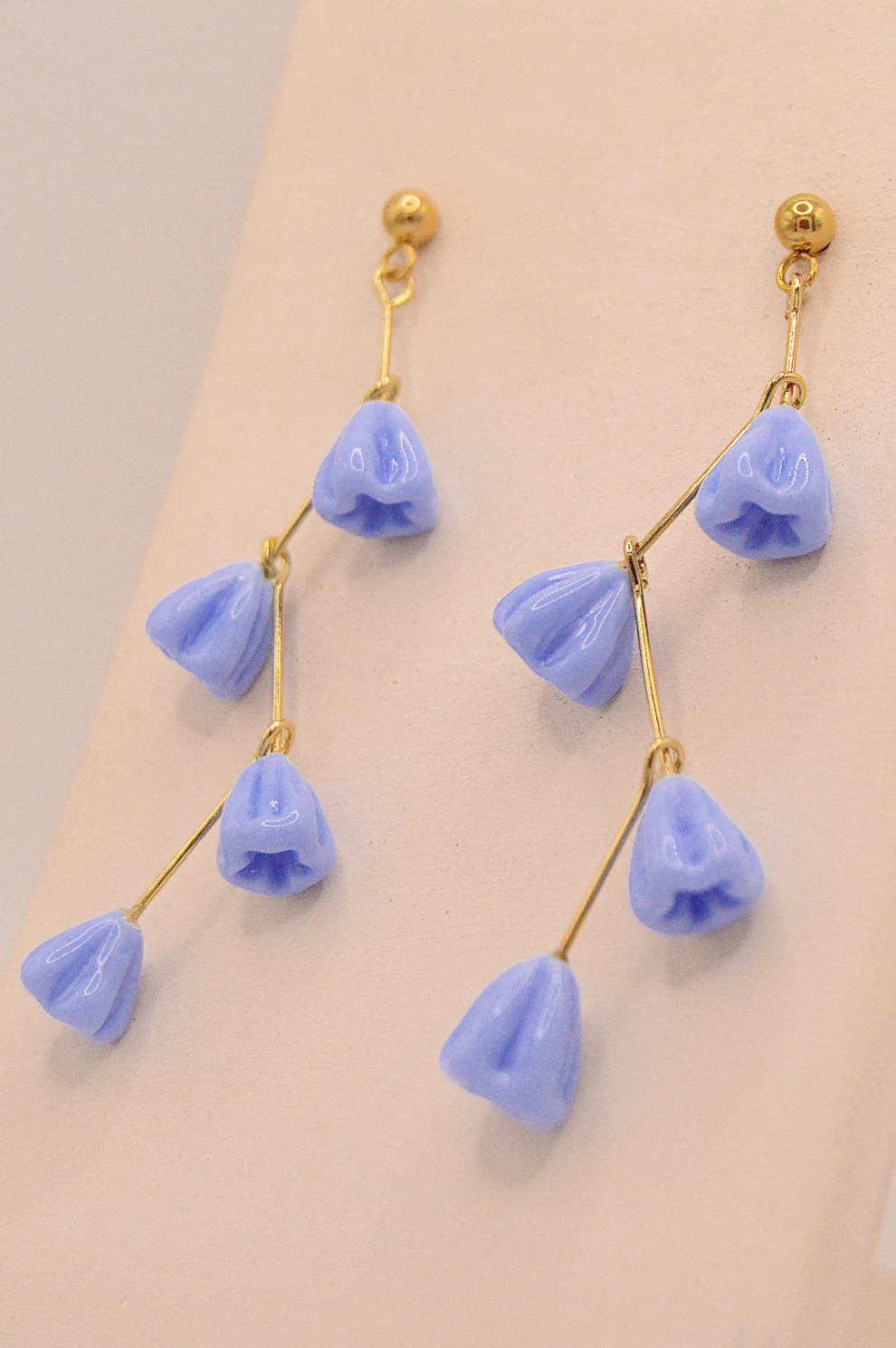 Pendientes Campanella Lavanda