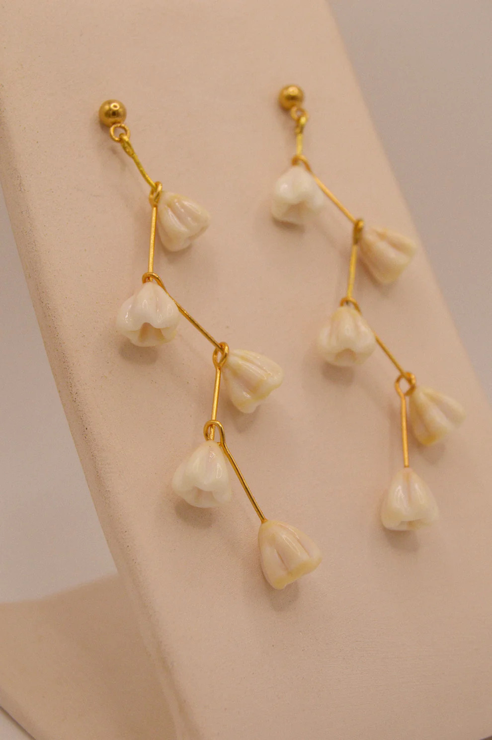 Pendientes Campanella Bianca