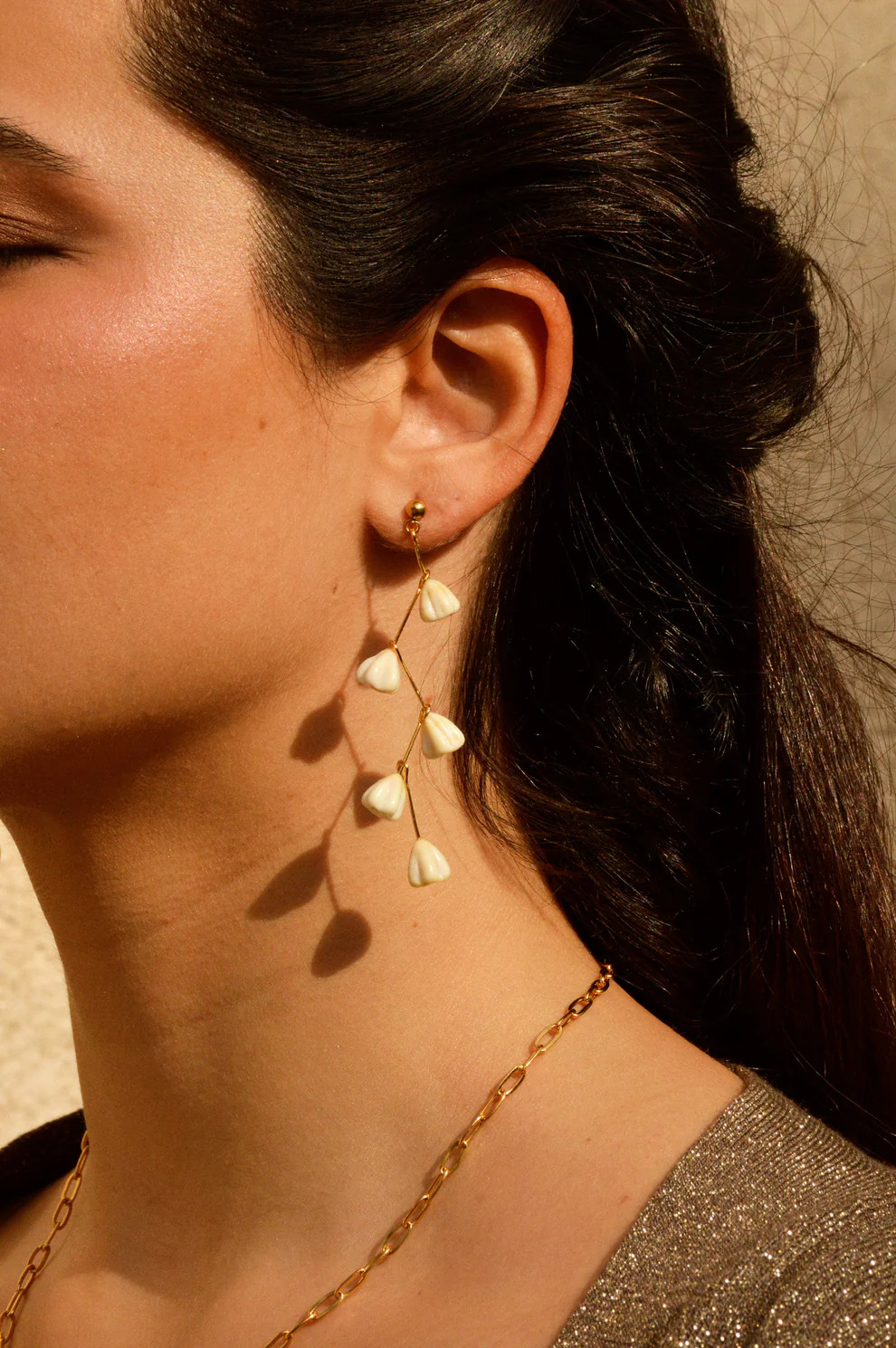 Pendientes Campanella Bianca