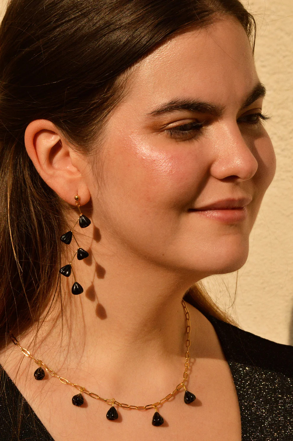 Pendientes Campanella Nera