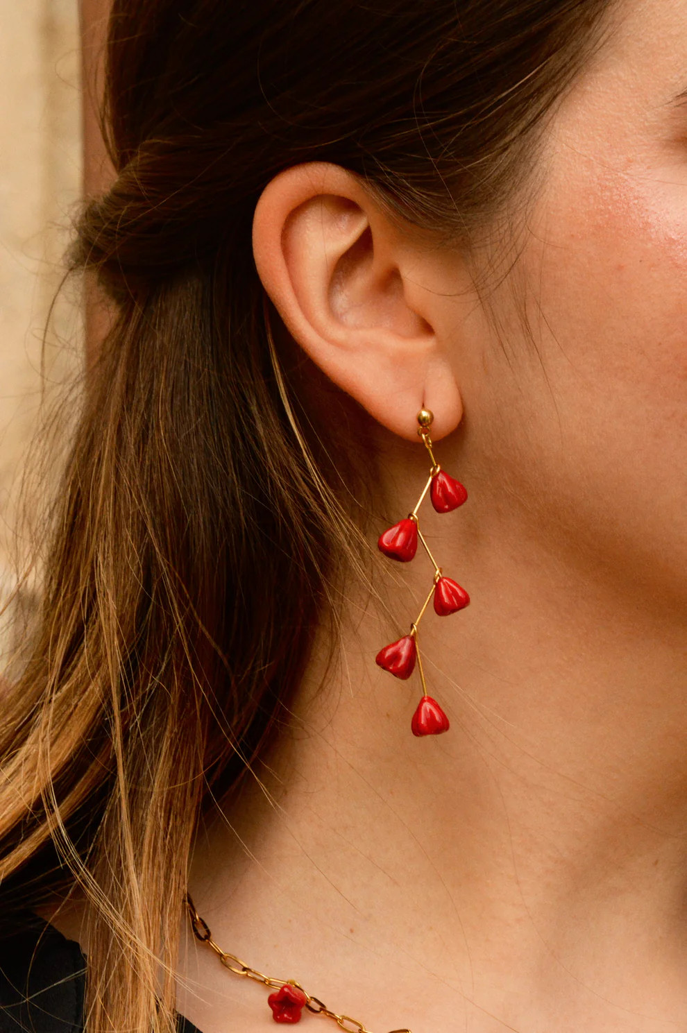 Pendientes Campanella Borgogna