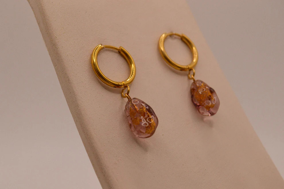 Pendientes Aurora Rubino Fosco