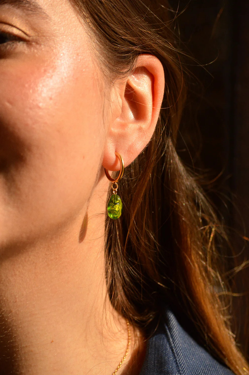 Pendientes Aurora Peridot Fosco