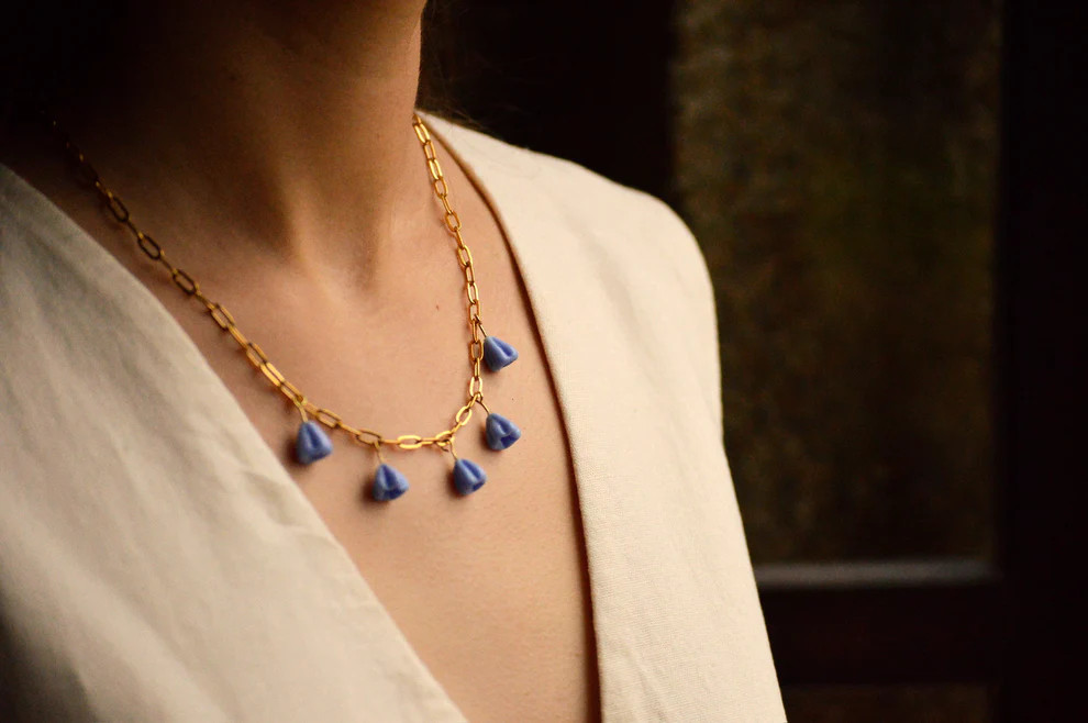 Collar Campanella Lavanda