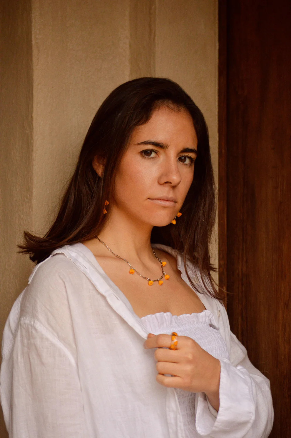Collar Campanella Arancione