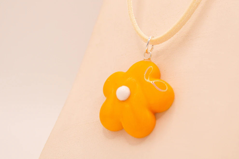 Collar Fiore Arancione