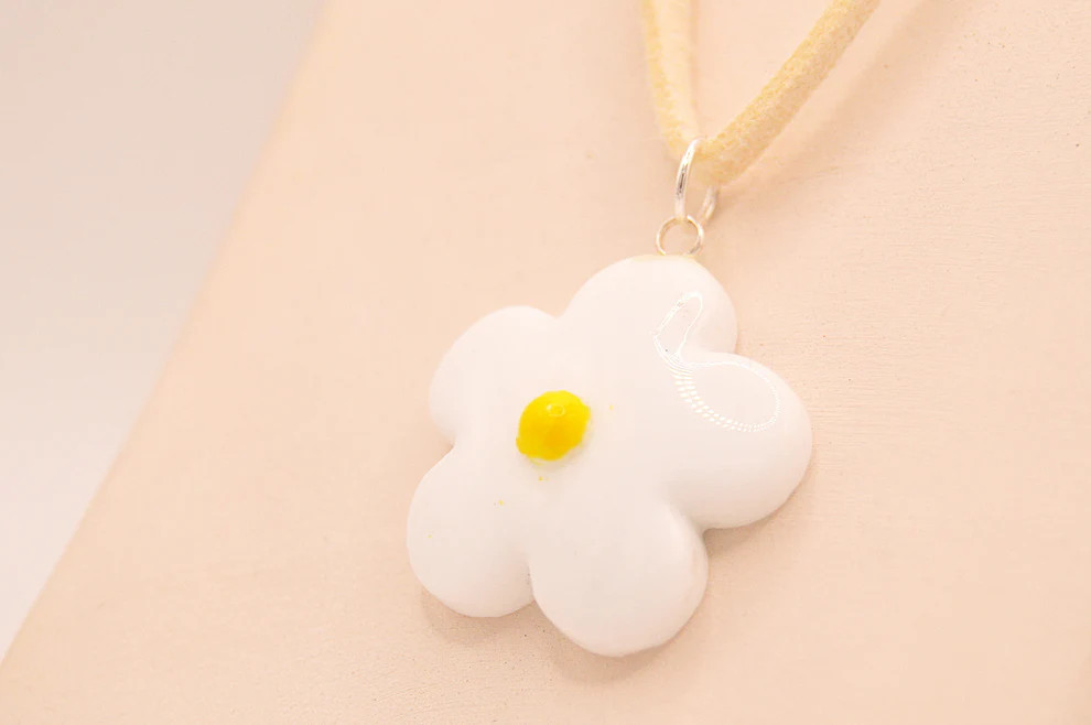Collar Fiore Bianco