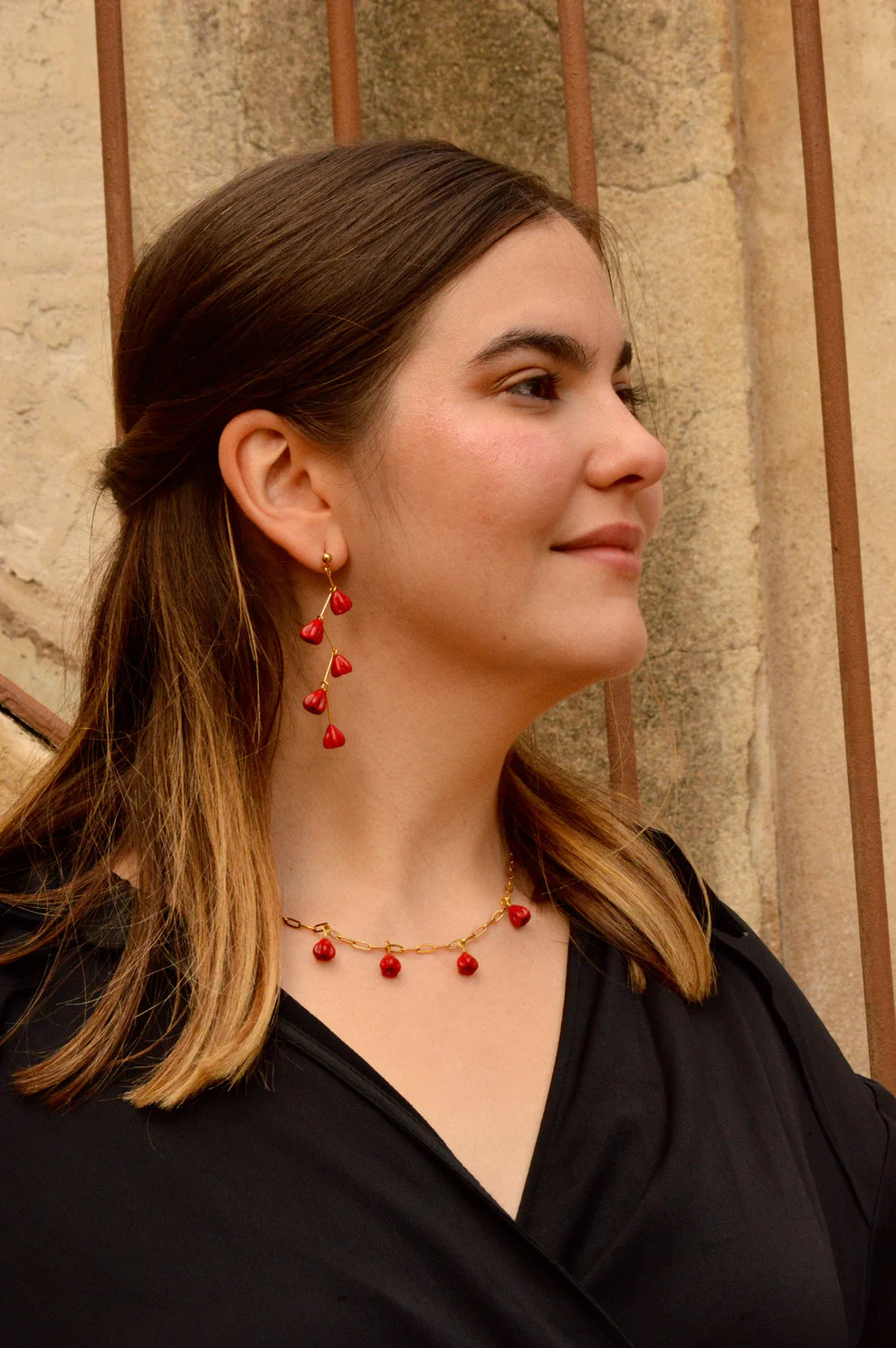 Collar Campanella Borgogna