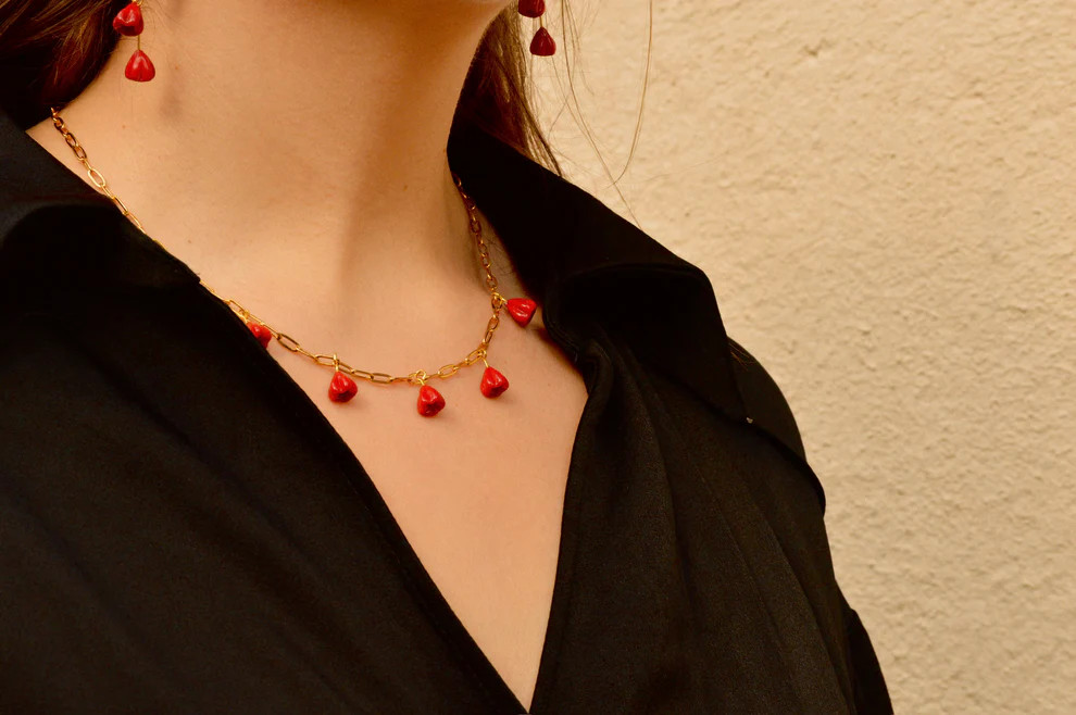 Collar Campanella Borgogna