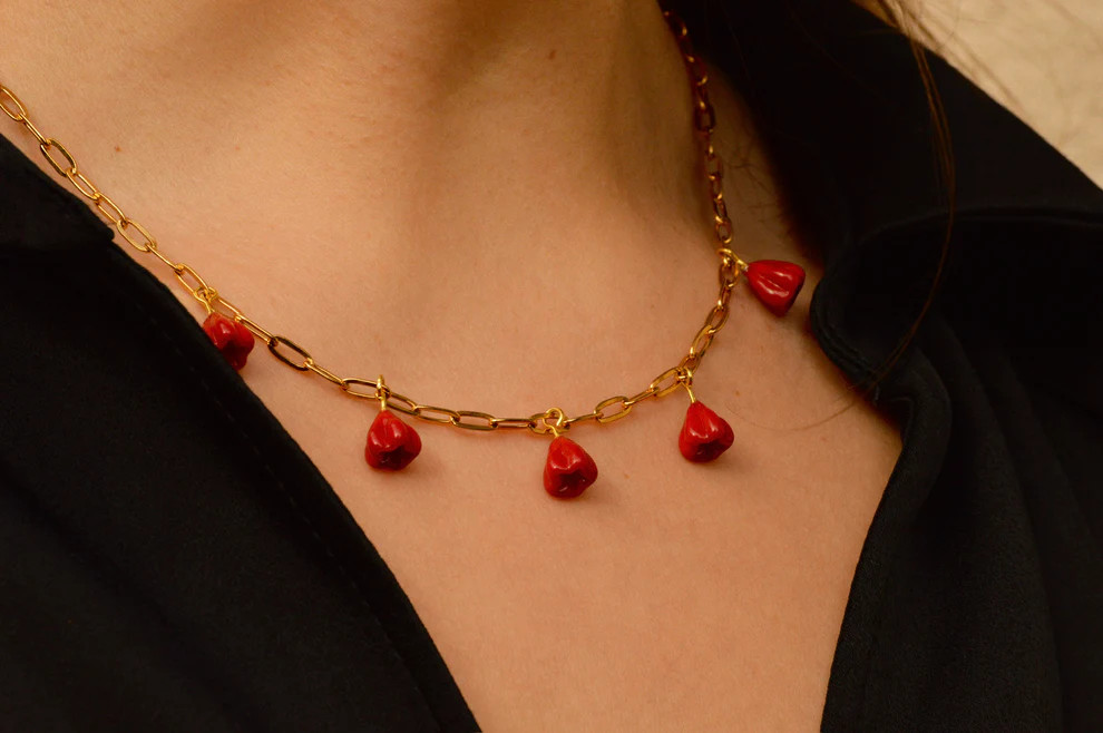 Collar Campanella Borgogna