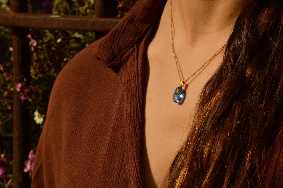 Collar Aurora Bluino Fosco