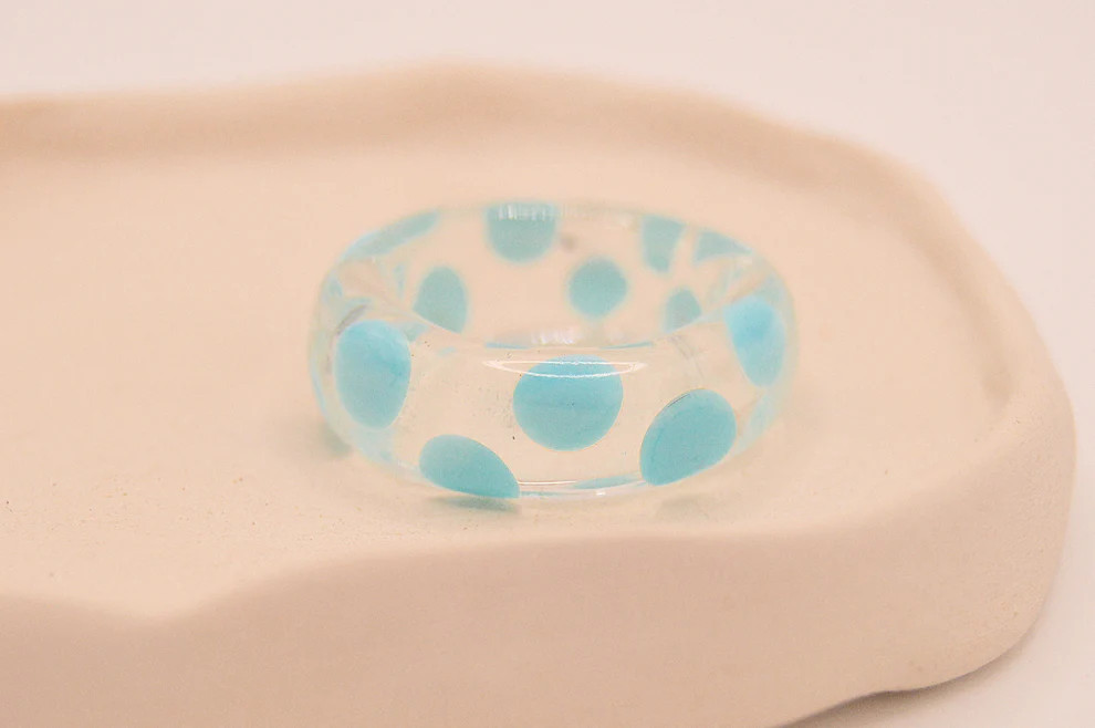 Anillo Topolino Celeste