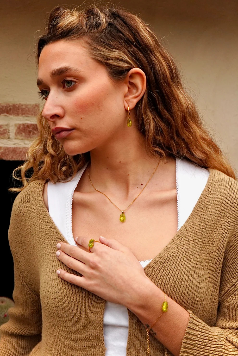 Anillo Aurora Peridot