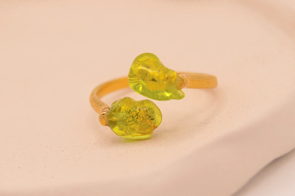 Anillo Aurora Peridot