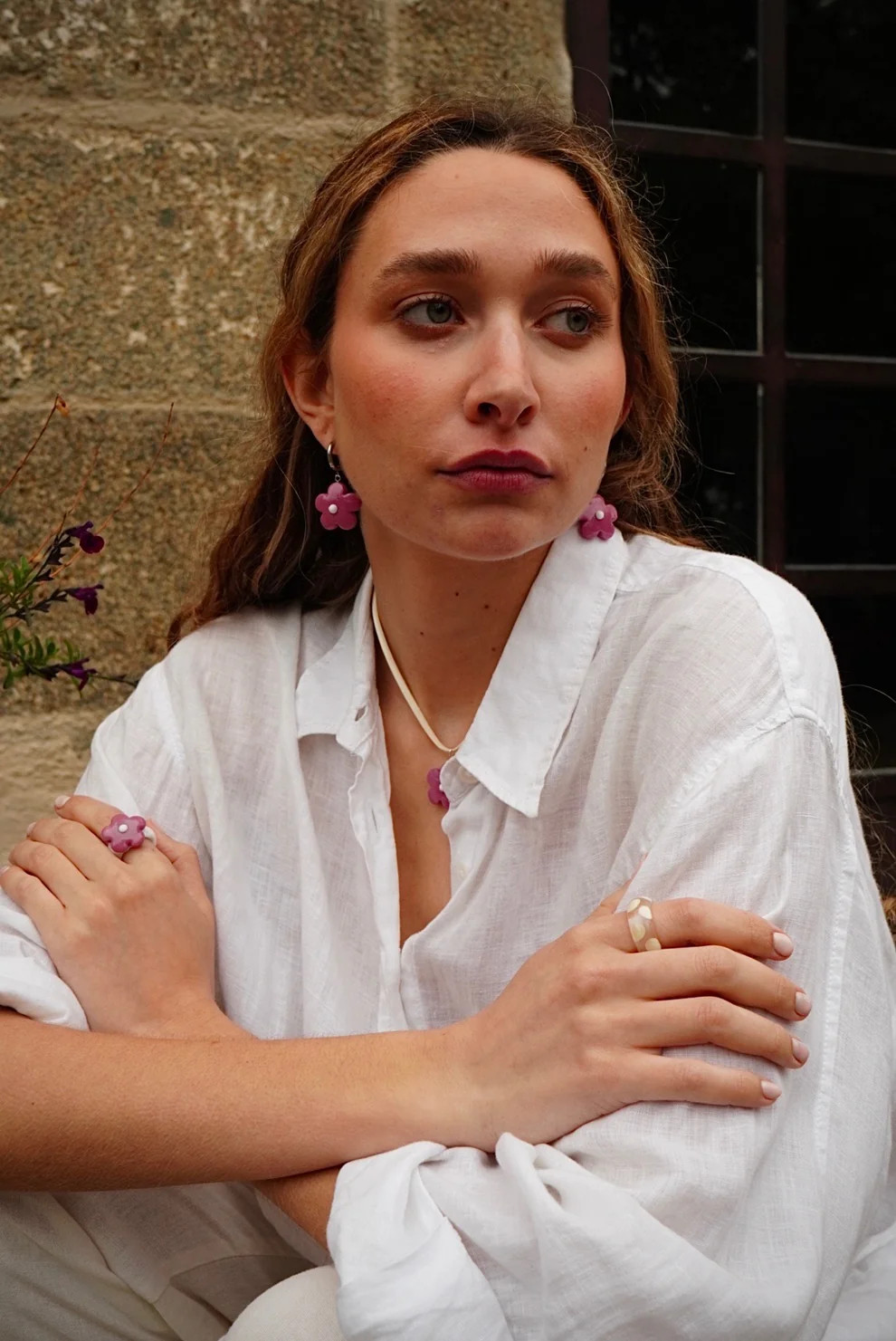 Anillo Fiore Porpora