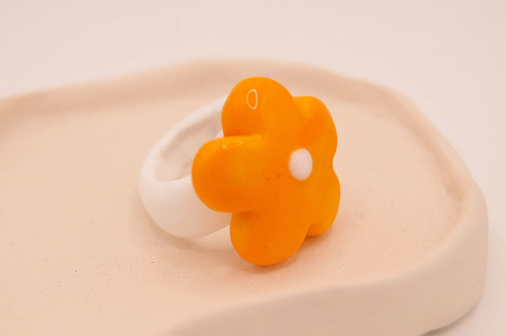 Anillo Fiore Arancione