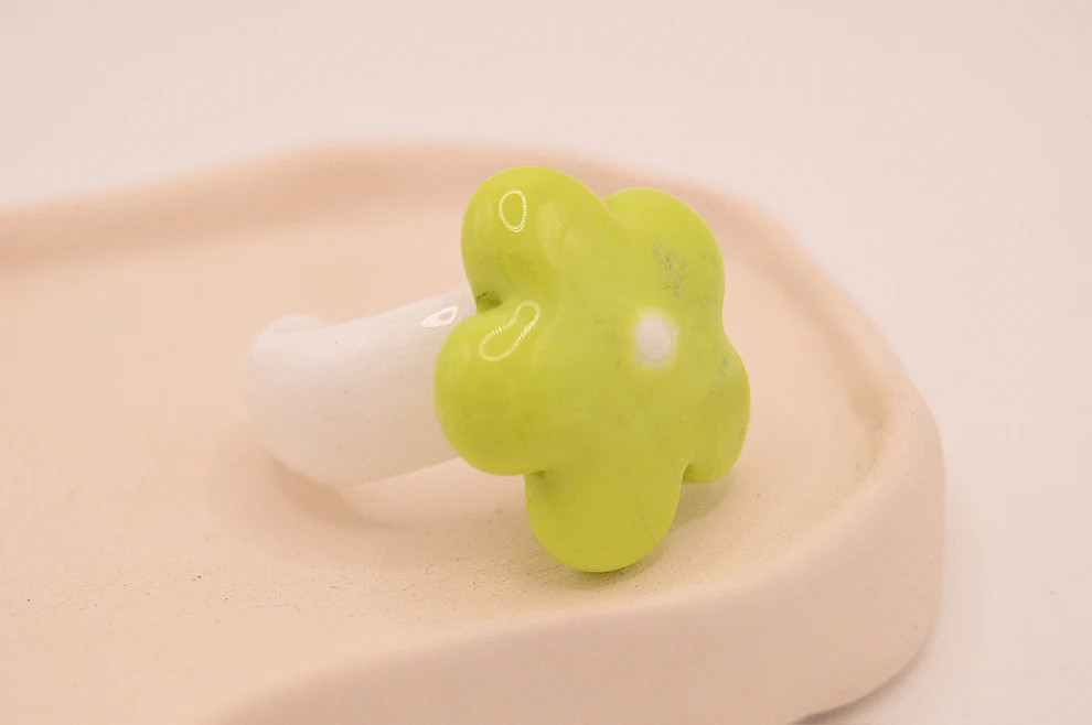 Anillo Fiore Lime
