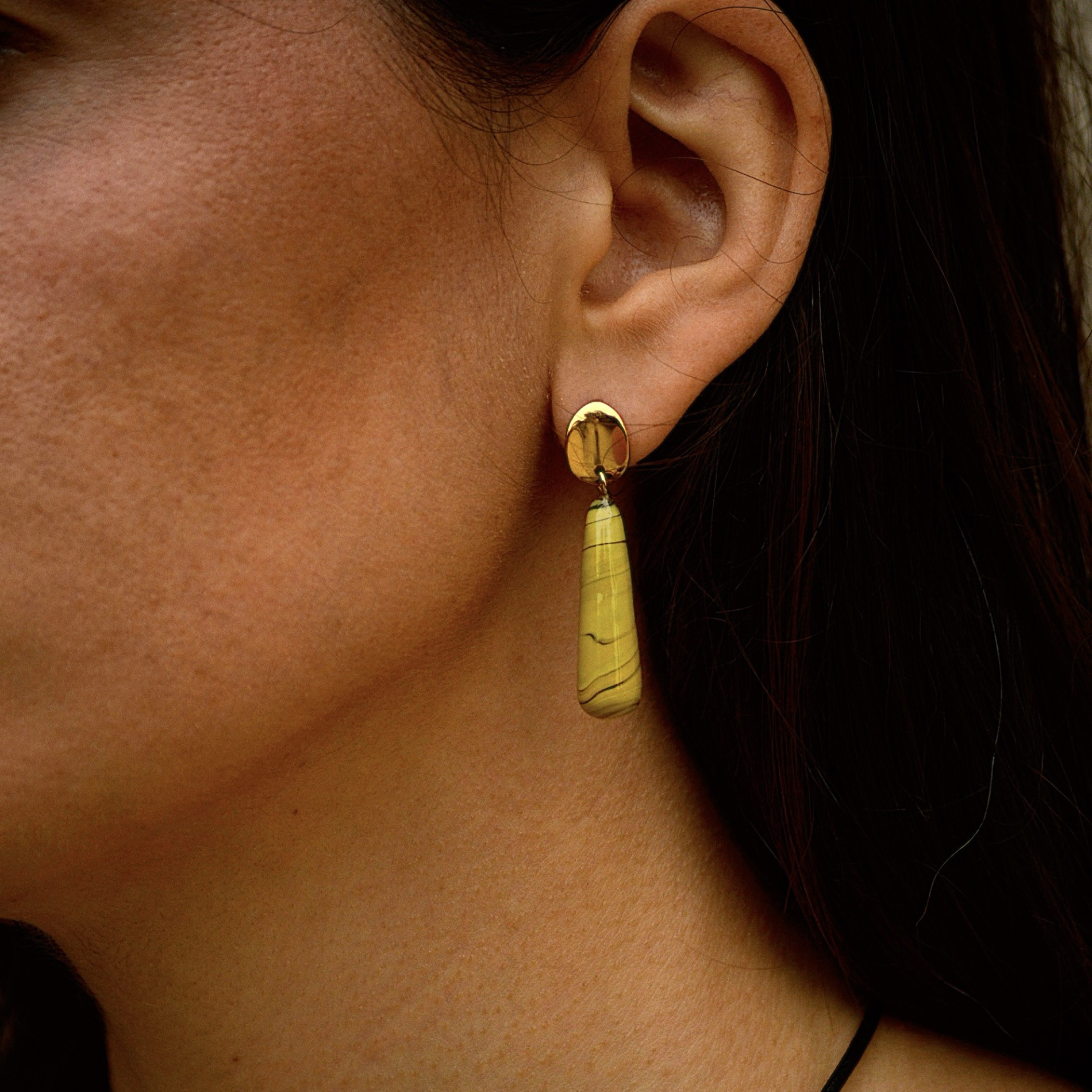 Pendientes Essenza Oliva