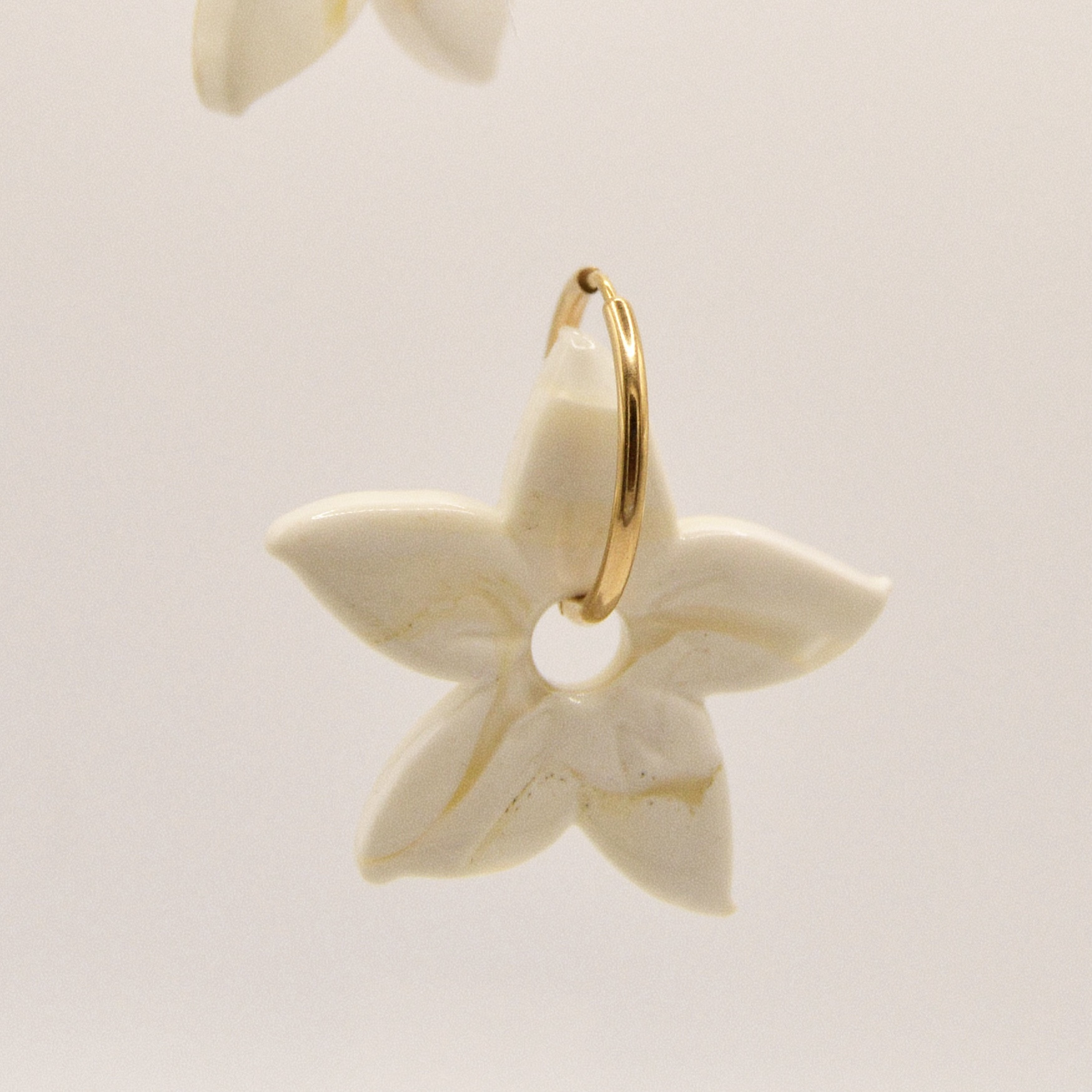 Pendientes Lilium Bianco