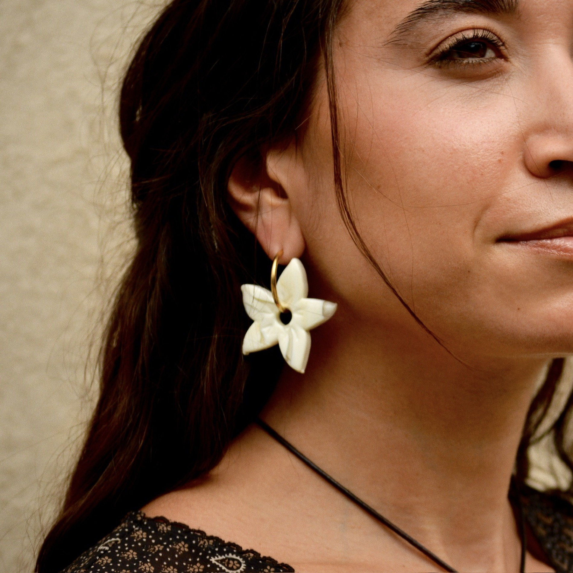 Pendientes Lilium Bianco