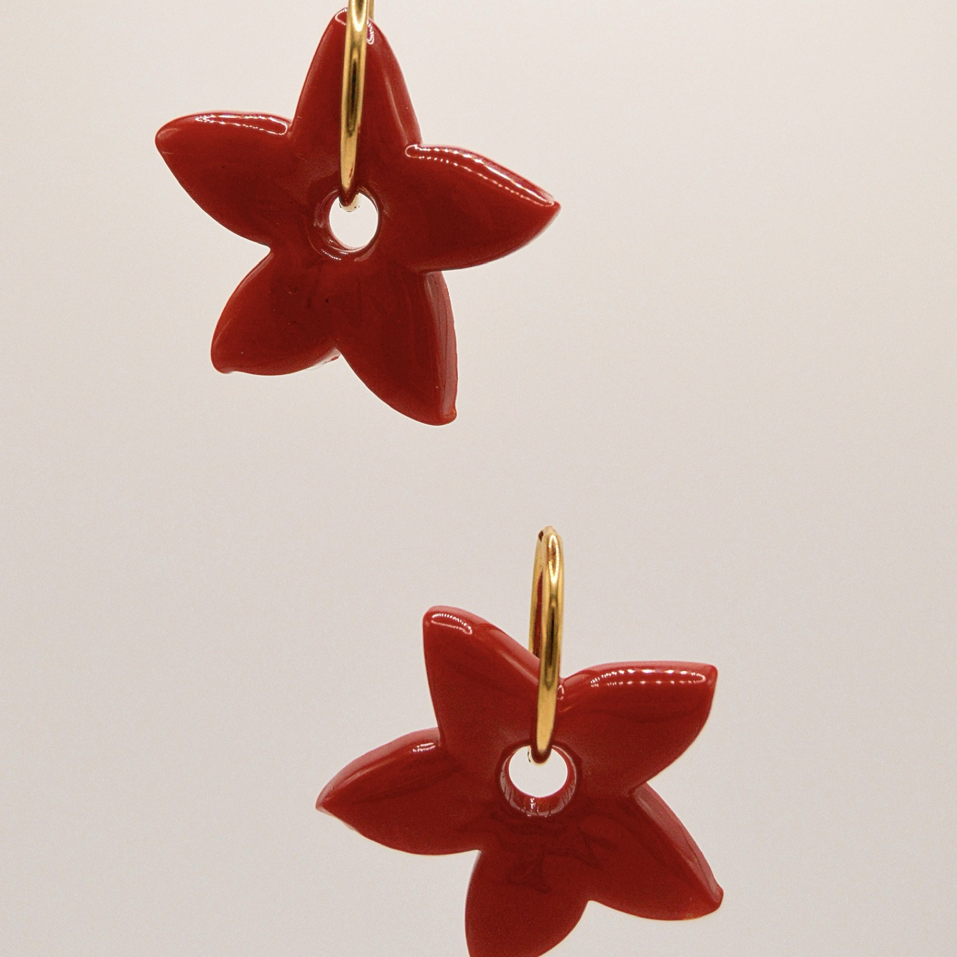 Pendientes Lilium Borgogna