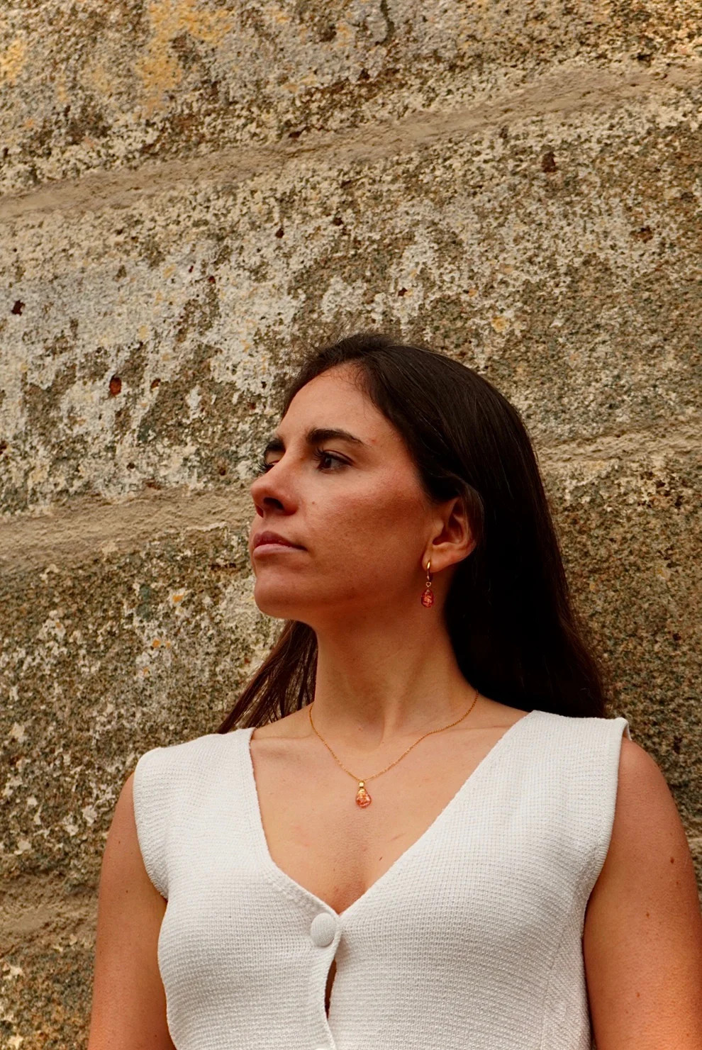 Pendientes Aurora Rubino
