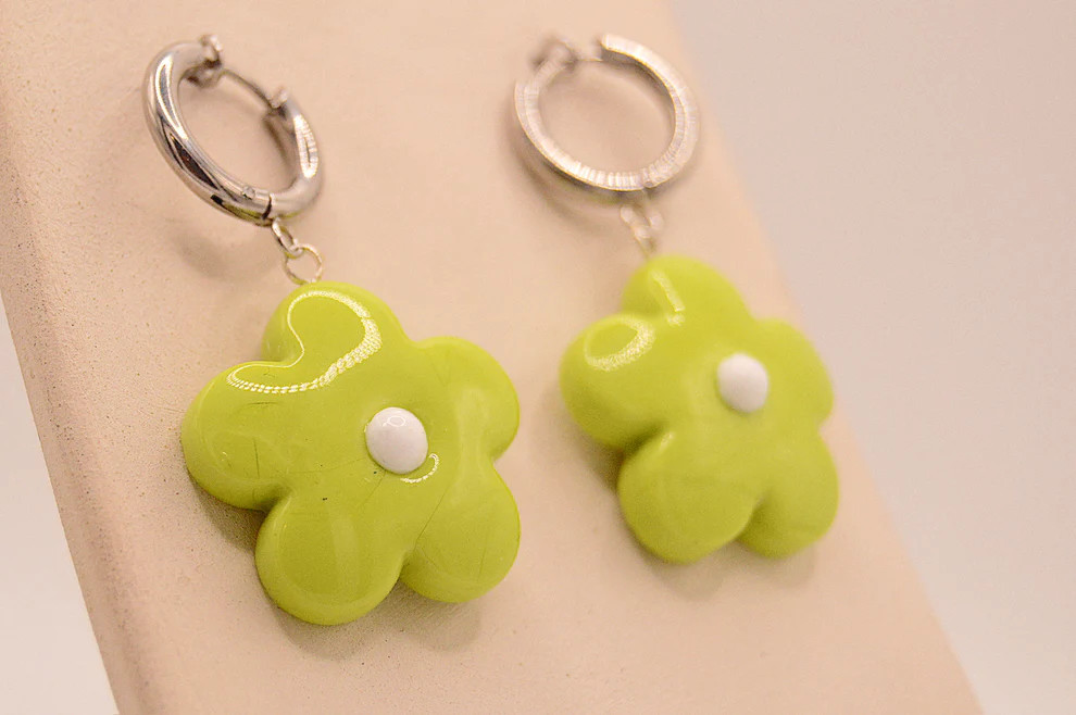 Pendientes Fiore Lime