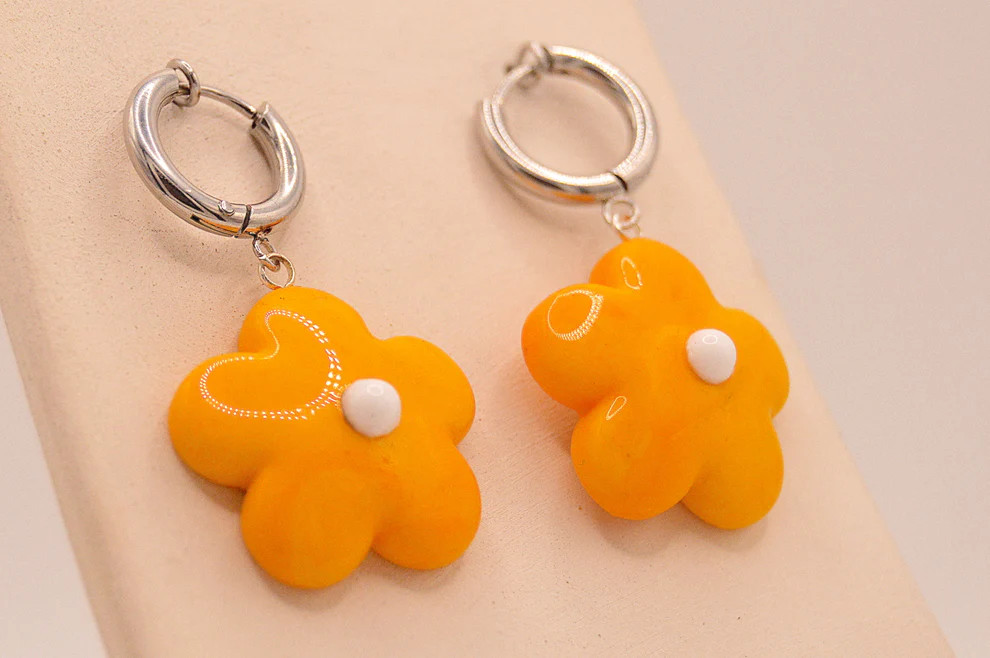 Pendientes Fiore Arancione